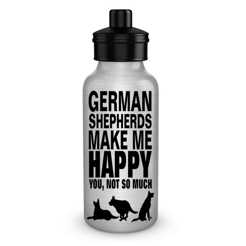 German Shepherds Make Me Happy Dog Lover Water Bottles