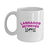Funny Labrador Retriever Couple Mug – Labrador Retriever Dad – Labrador Retriever Mom – Labrador Retriever Lover Gifts - Unique Ceramic Gifts Idea (Mom)
