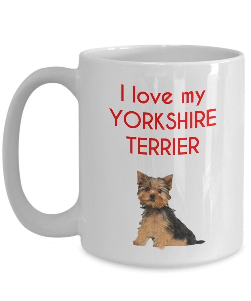 Yorkshire Terrier Mug - Funny Tea Hot Cocoa Coffee Cup - Novelty Birthday Christmas Anniversary Gag Gifts Idea