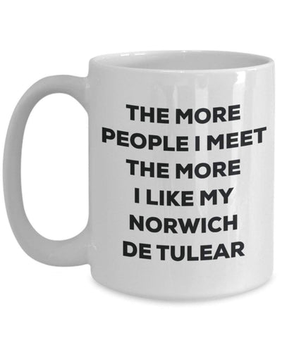 The more people I meet the more I like my Norwich De Tulear Mug
