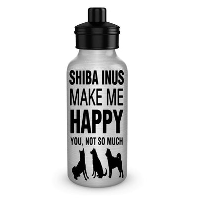 Shiba Inus Make Me Happy Dog Lover Water Bottles Gifts Idea
