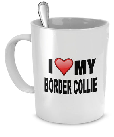 Border Collie Mug - I Love My Border Collie