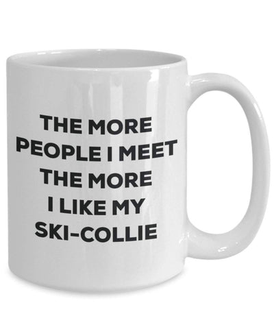 The more people I meet the more I like my Ski-collie Mug