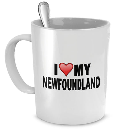 Newfoundland Mug - I Love My Newfoundland - Newfoundland Lover Gifts