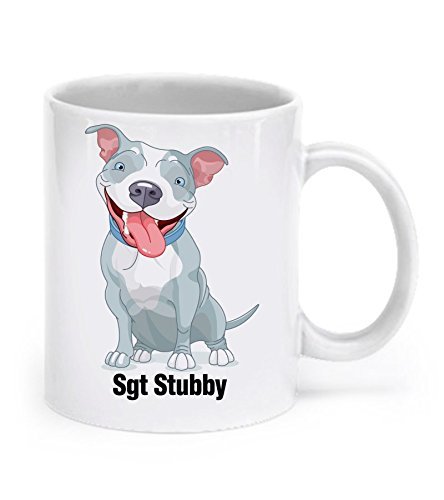 Personalized pit bull mug