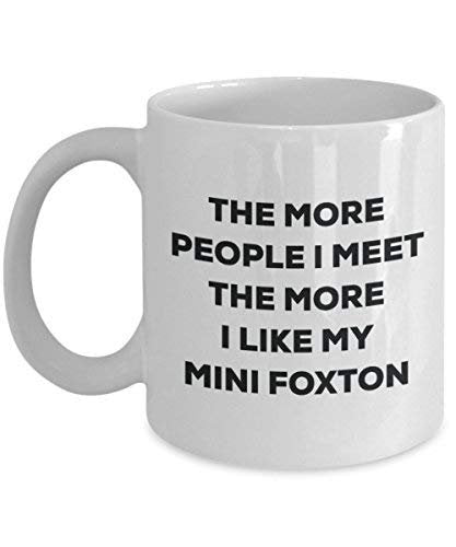 The More People I Meet The More I Like My Mini Foxton Mug
