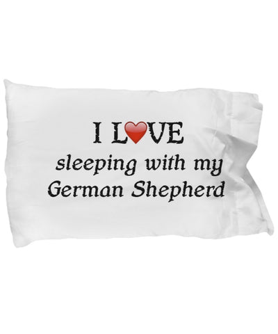 SpreadPassion I Love My German Shepherd Pillowcase