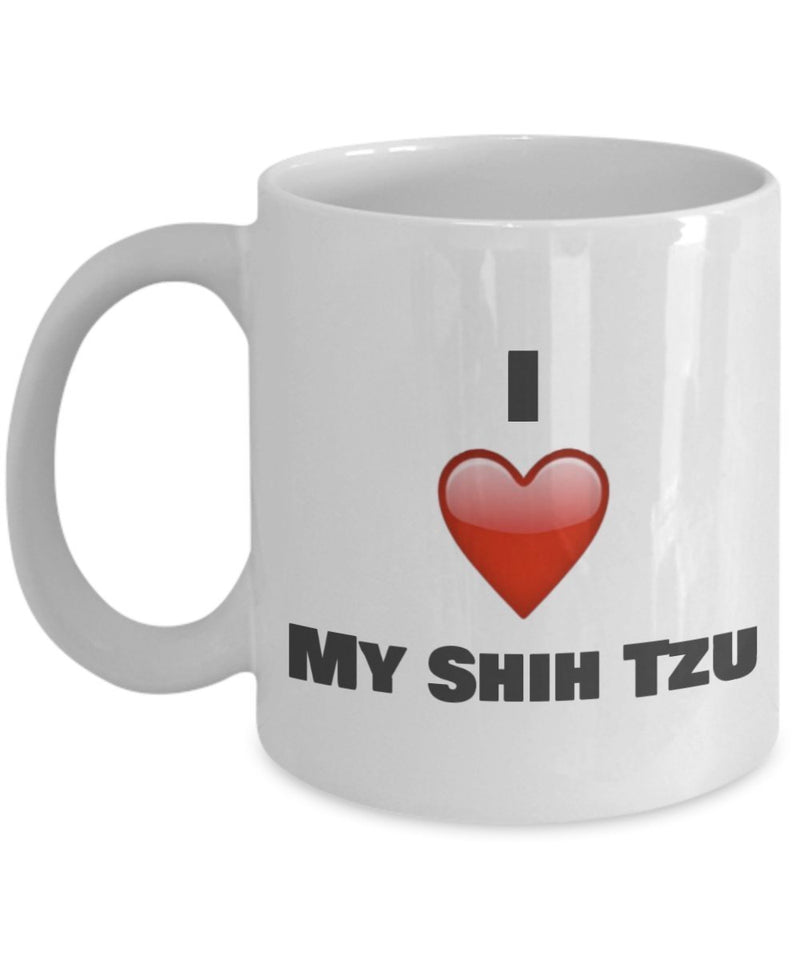 I Love My Shih Tzu Coffee Mug - Shih Tzu Lover Gifts