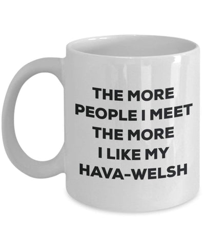 The more people I meet the more I like my Hava-welsh Mug