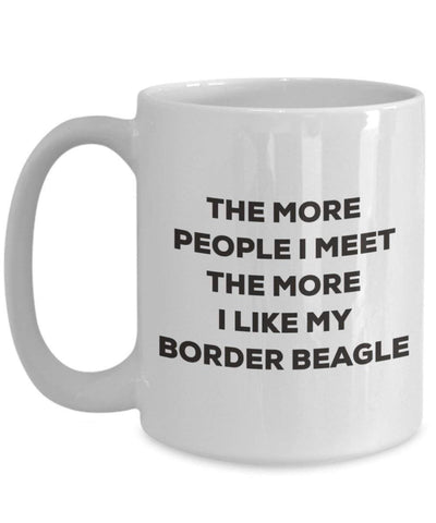 The more people I meet the more I like my Border Beagle Mug