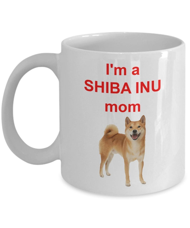 Shiba Inu Mom Mug – I’m A Shiba Inu Mom - Funny Tea Hot Cocoa Coffee Cup - Novelty Birthday Christmas Anniversary Gag Gifts Idea