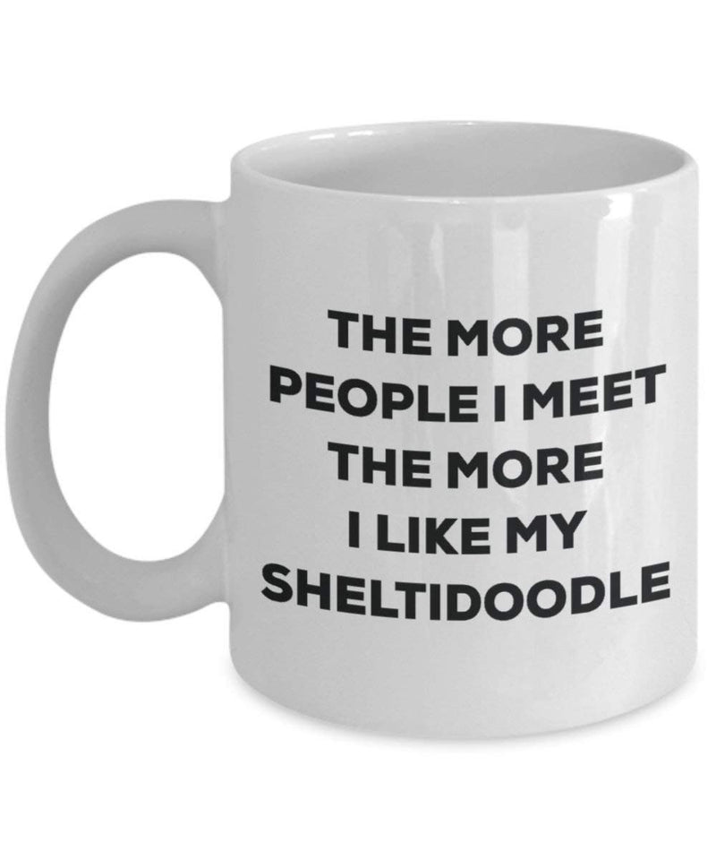 The more people I meet the more I like my Sheltidoodle Mug