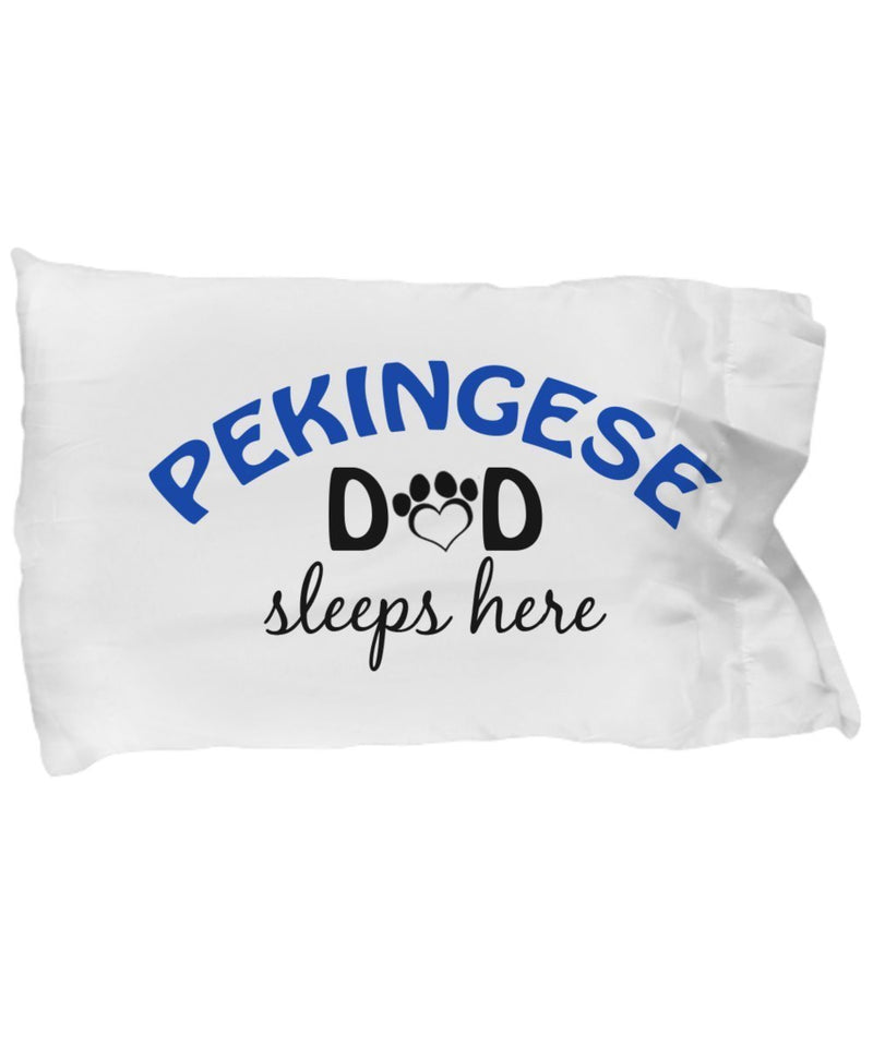 DogsMakeMeHappy Pekingese Mom and Dad Pillowcases (Couple)