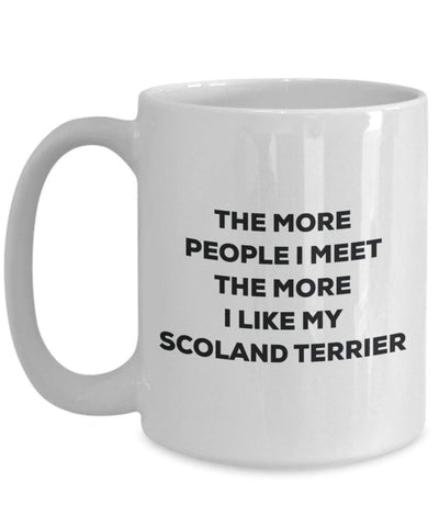 The more people I meet the more I like my Scoland Terrier Mug