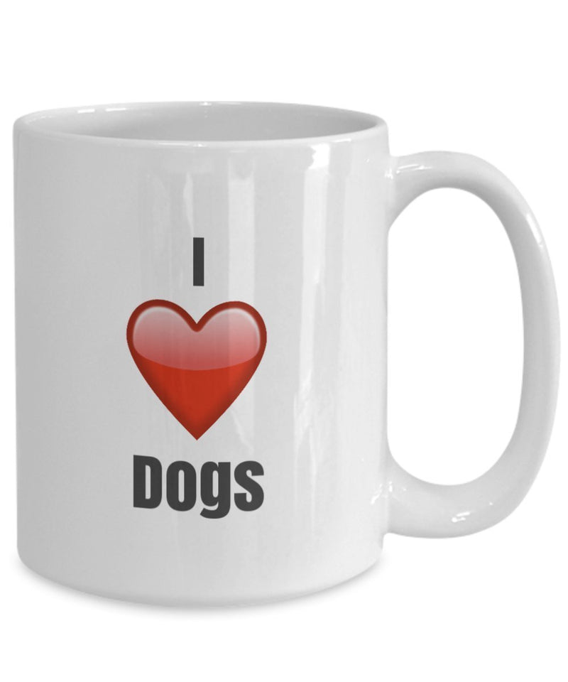 I Love Dogs unique ceramic coffee mug Gifts Idea