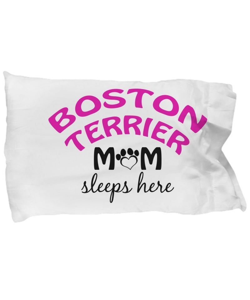 Terrier de Boston Papa et Maman Taies d'oreiller