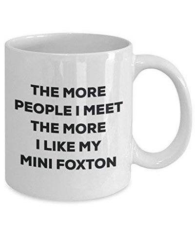 The More People I Meet The More I Like My Mini Foxton Mug