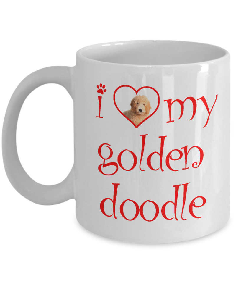 Golden doodle mug - dog lover mug - gift for dog lovers